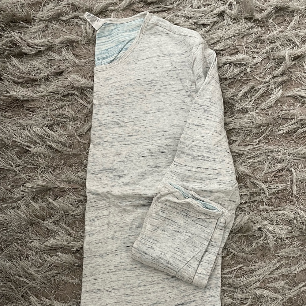 Express light gray supersoft long sleeve